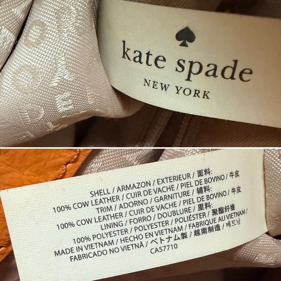 Kate Spade New York Windsor Square Gabrielle Ostrich Embossed Leather Tote - Picture 11 of 16